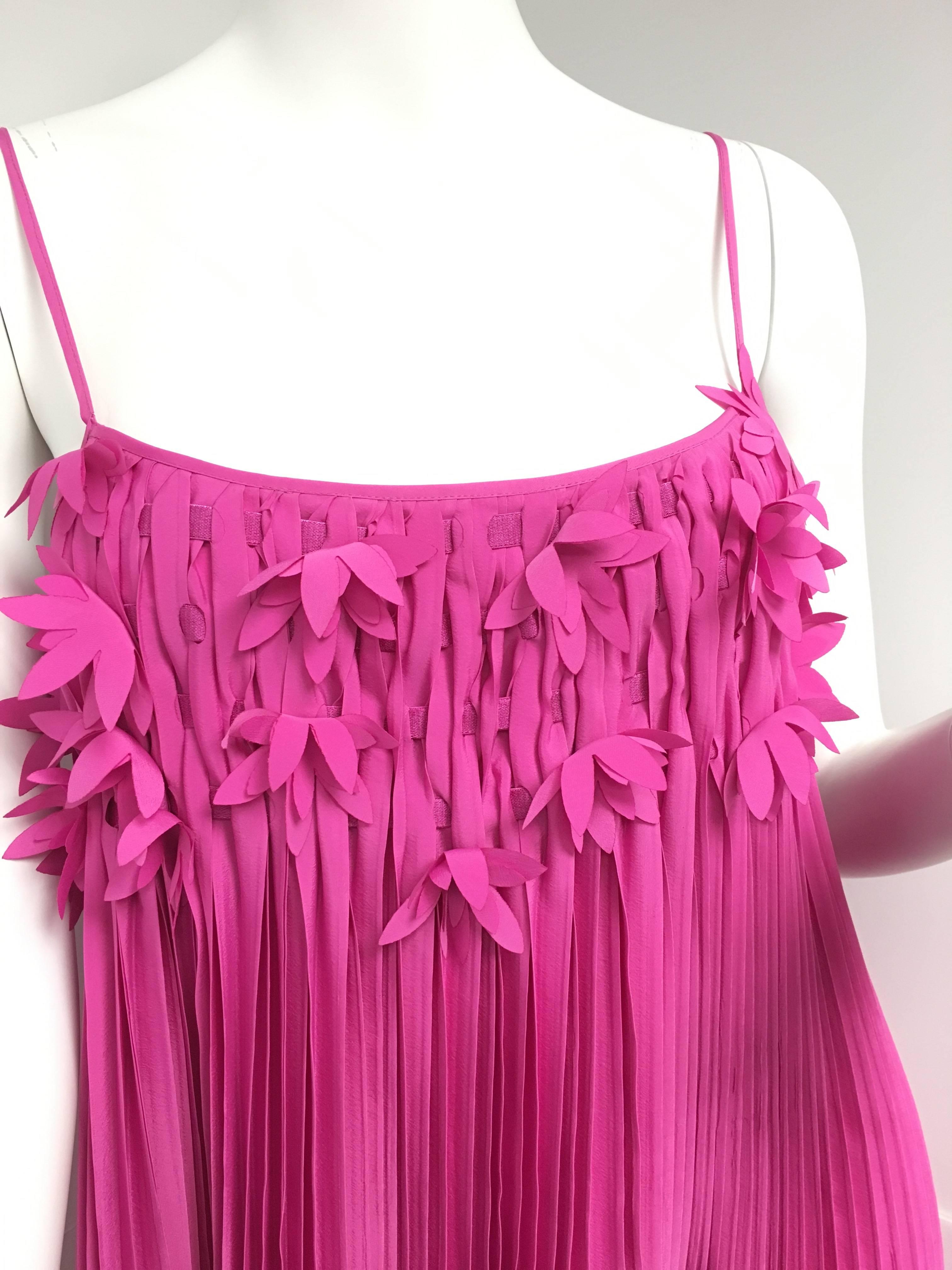 Gorgeous summer dress in vibrant fuchsia color. 
Size: 44 
Brand new with tag. 