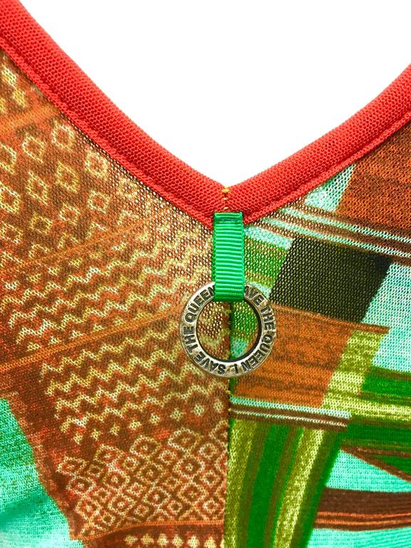 Save The Queen Multi Color Summer Maxi Dress at 1stDibs | save the queen  dress, save the queen maxi dress, save the queen dresses