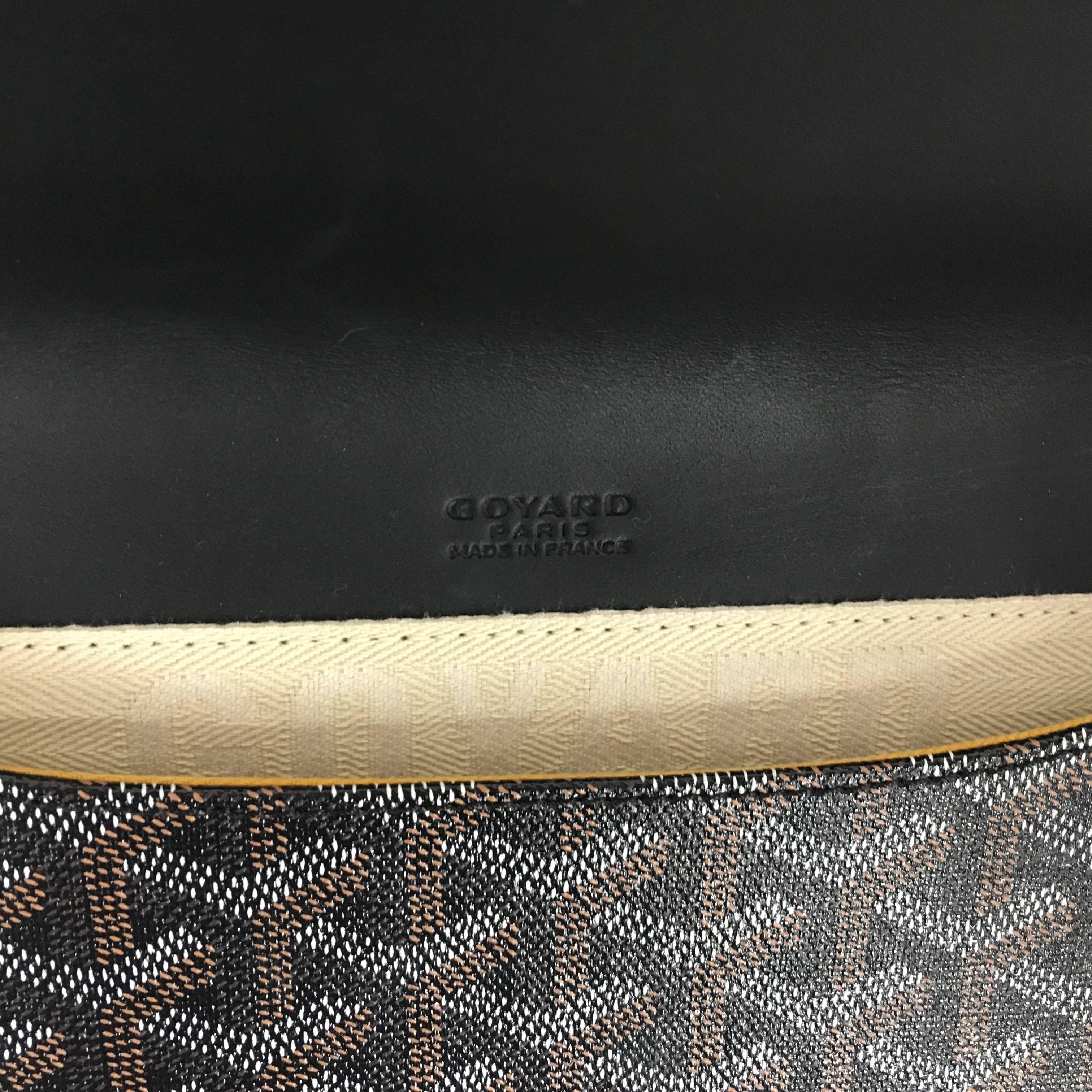 goyard monte carlo clutch with strap