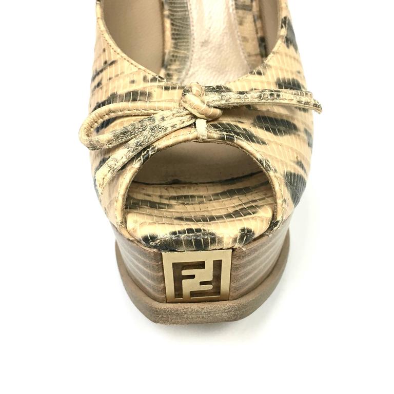 Fendi 'Fendista Zucca' Platform Pump main image 0