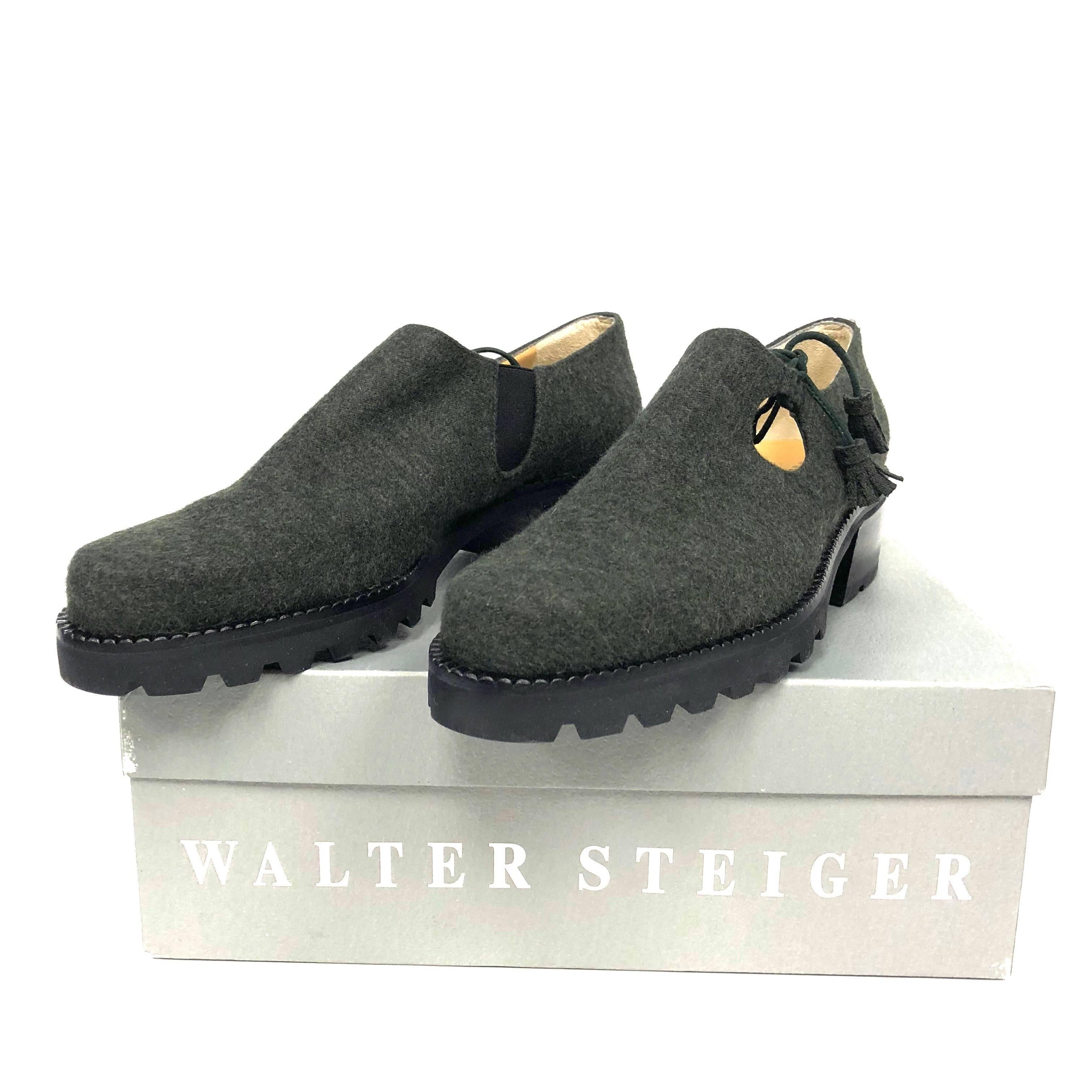 Walter Steiger Wool Loafers Shoes 37 1