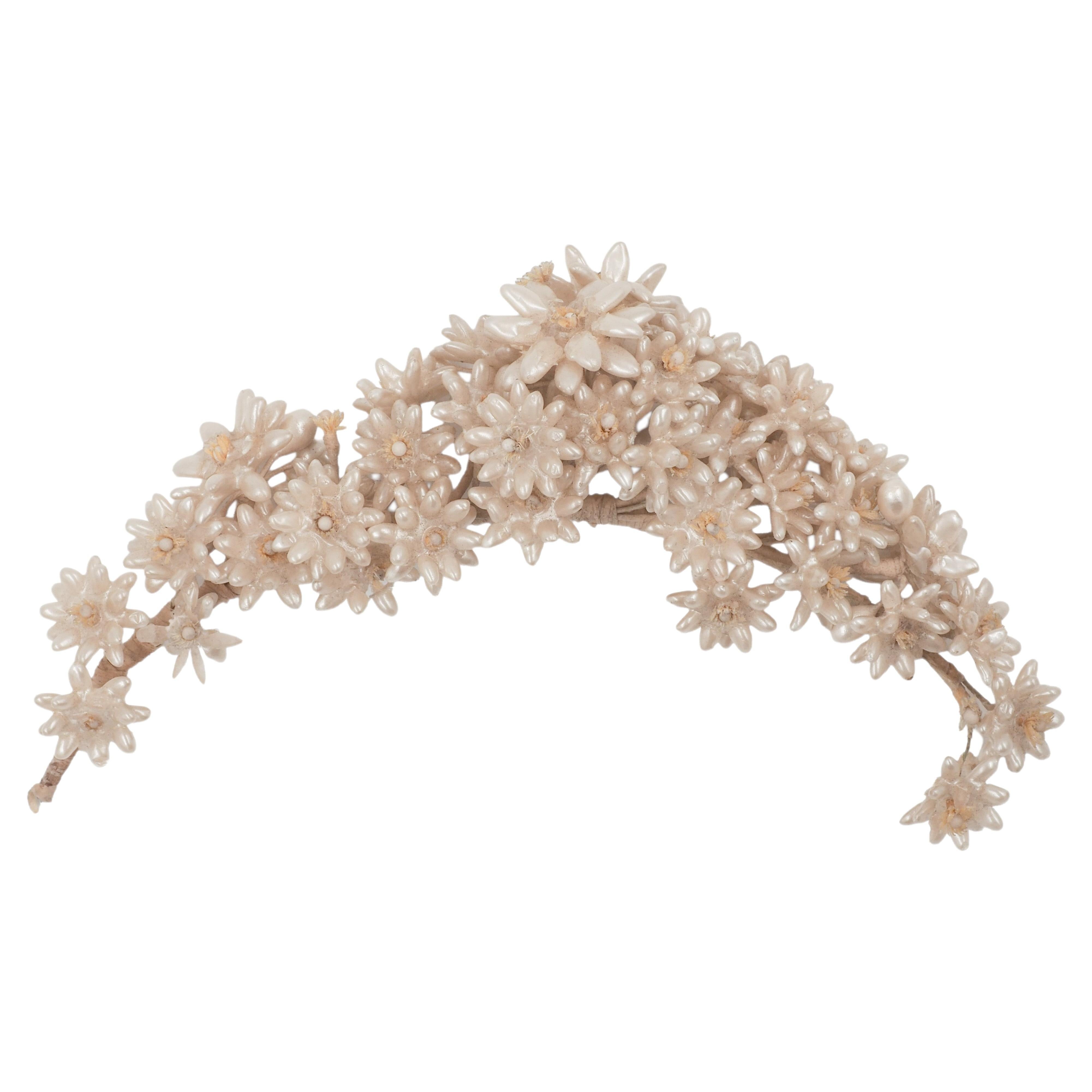Diadema con perle in vendita
