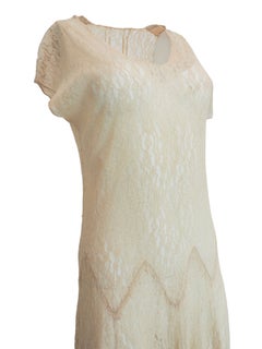 1920's Drop Waist Lace Dress