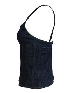 Valentino Red Denim Bustier