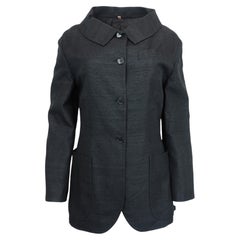 Romeo Gigli Black Silk Blazer