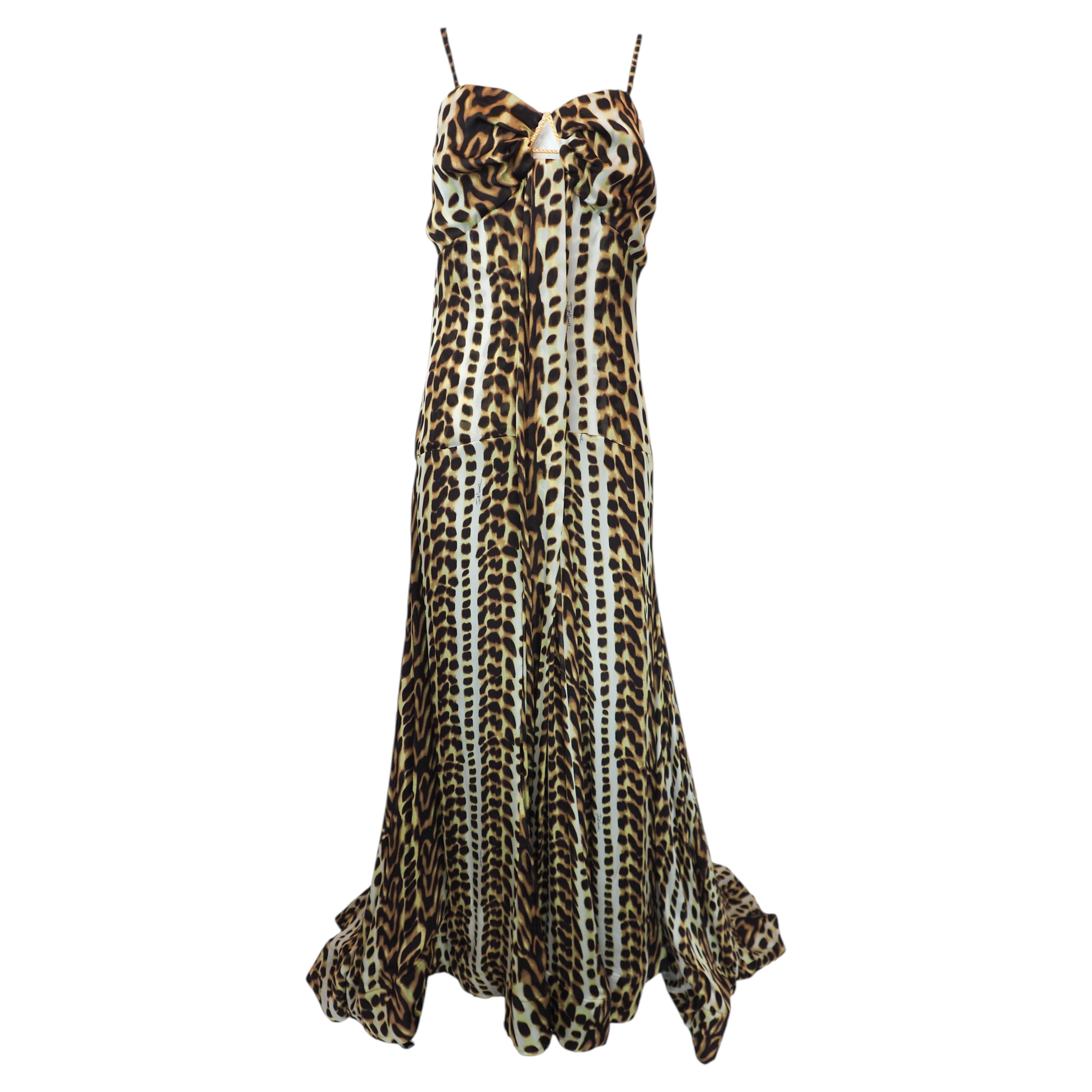 Just Cavalli Animal Print Maxi Dress