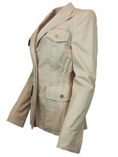 Gucci 2003 Safari Cotton Blazer