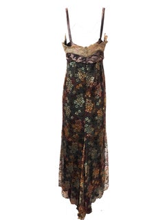 Christian Lacroix Fall 1995 Metallic & Lace Gown