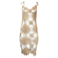 Espresso Crochet Dress