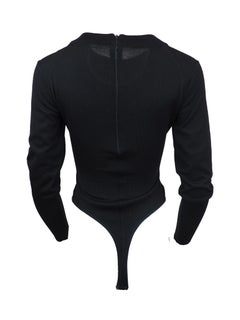 Alaïa Black Knit Bodysuit