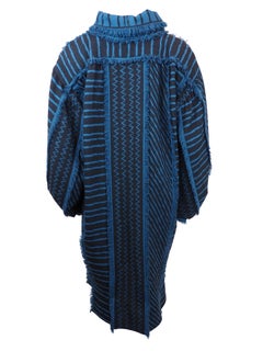 Issey Miyake F/W 1982 Mudcloth Knit Printed Dress