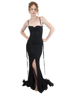 Dolce & Gabanna Black Fall 2003 Corset Dress