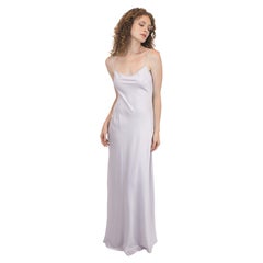 Robe nuisette dos nu « Silvery Lavender » de Jane Booke