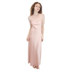 Jane Booke Rose Silk Slip Dress w High Back