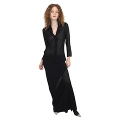 Tom Ford For Gucci 1997-1999 Sheer skirt & blouse set