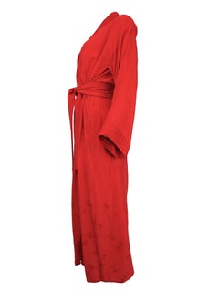 Red Silk Saks Fifth Ave Robe