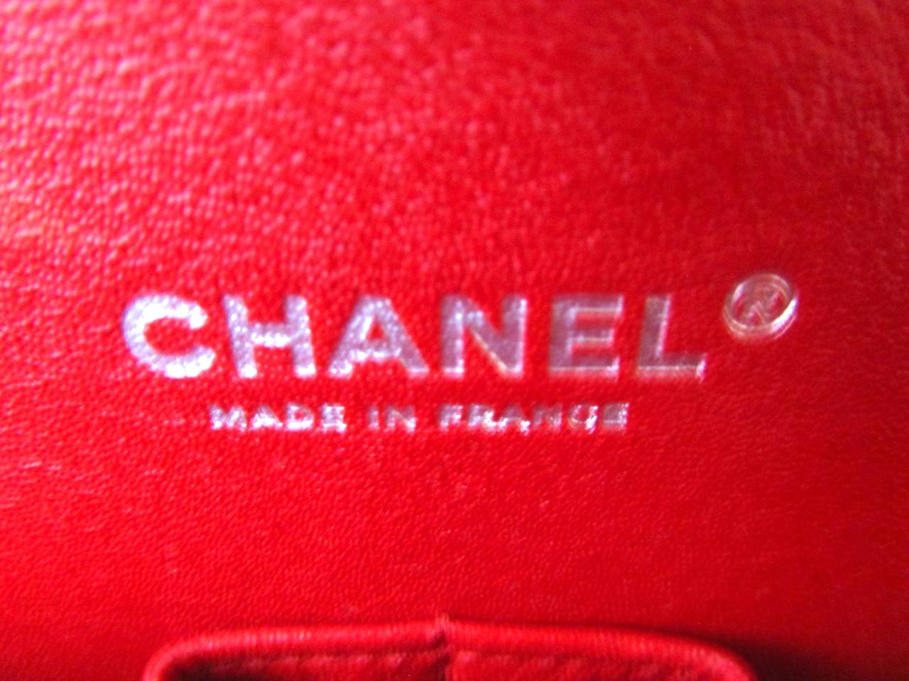 New CHANEL Classic Double Flap Maxi Bag - Red 2
