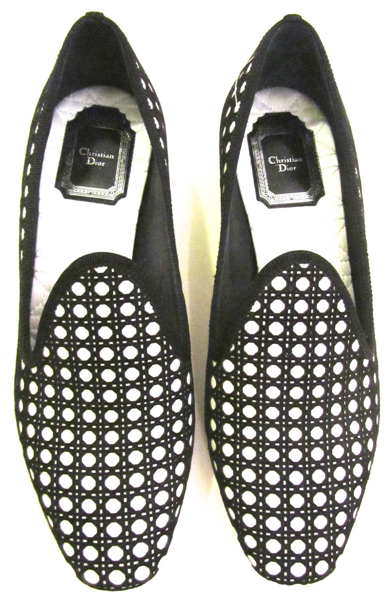 dior black and white shoes