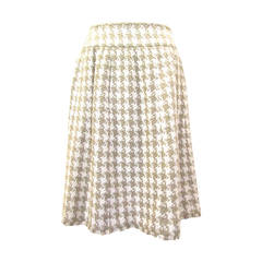 Chanel Skirt - Boucle Fabric - Beige and Taupe