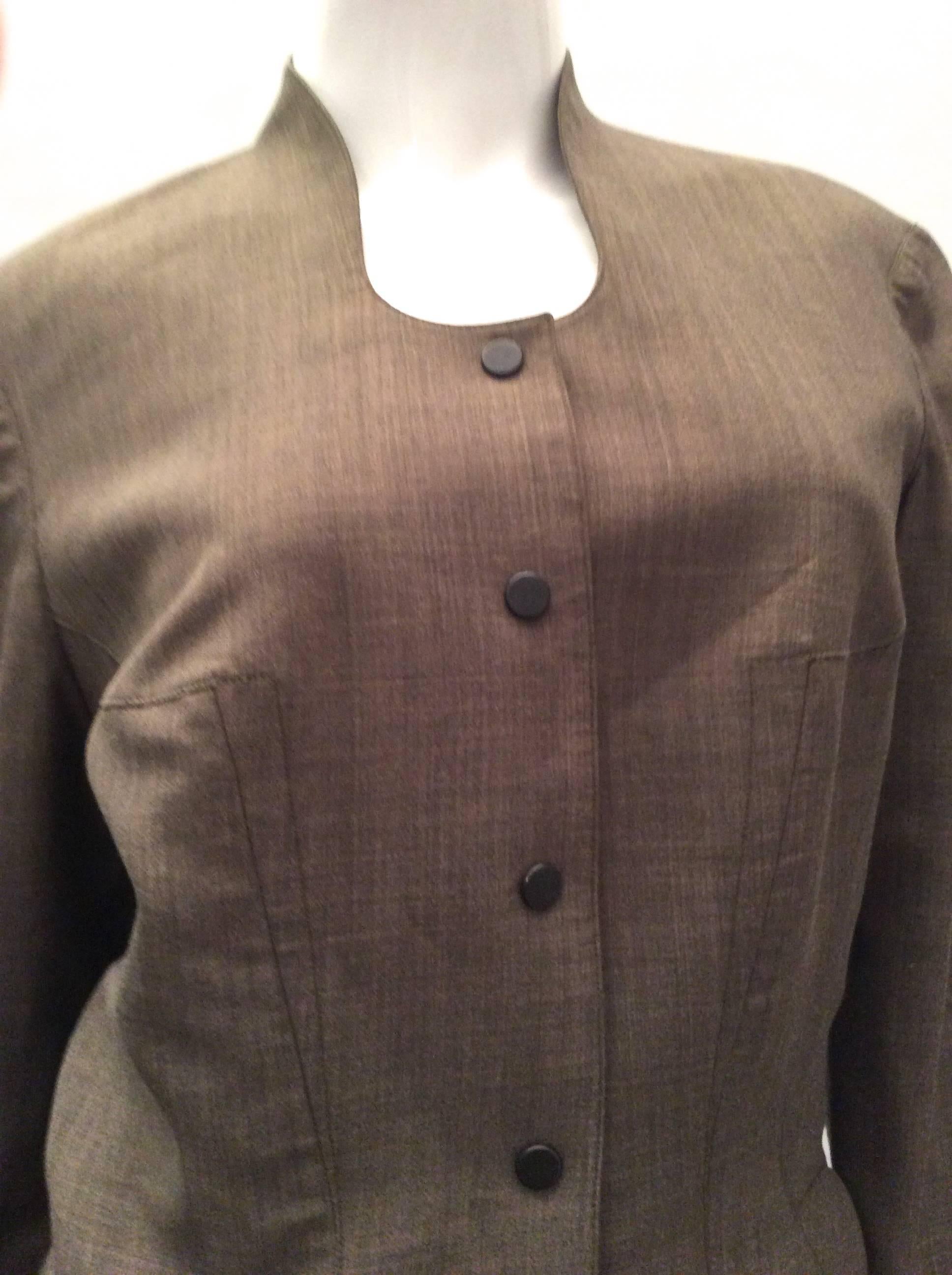 Thierry Mugler 2 Piece Suit  In Excellent Condition For Sale In Boca Raton, FL