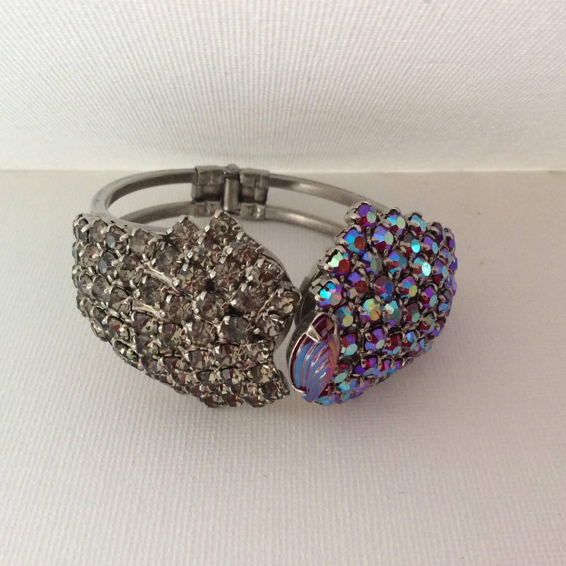 Vintage Juliana Clamper Bracelet - 1960's For Sale 3