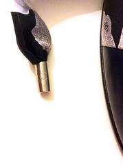 Chanel Heels - Size 39.5 - Black Leather w/ Silk