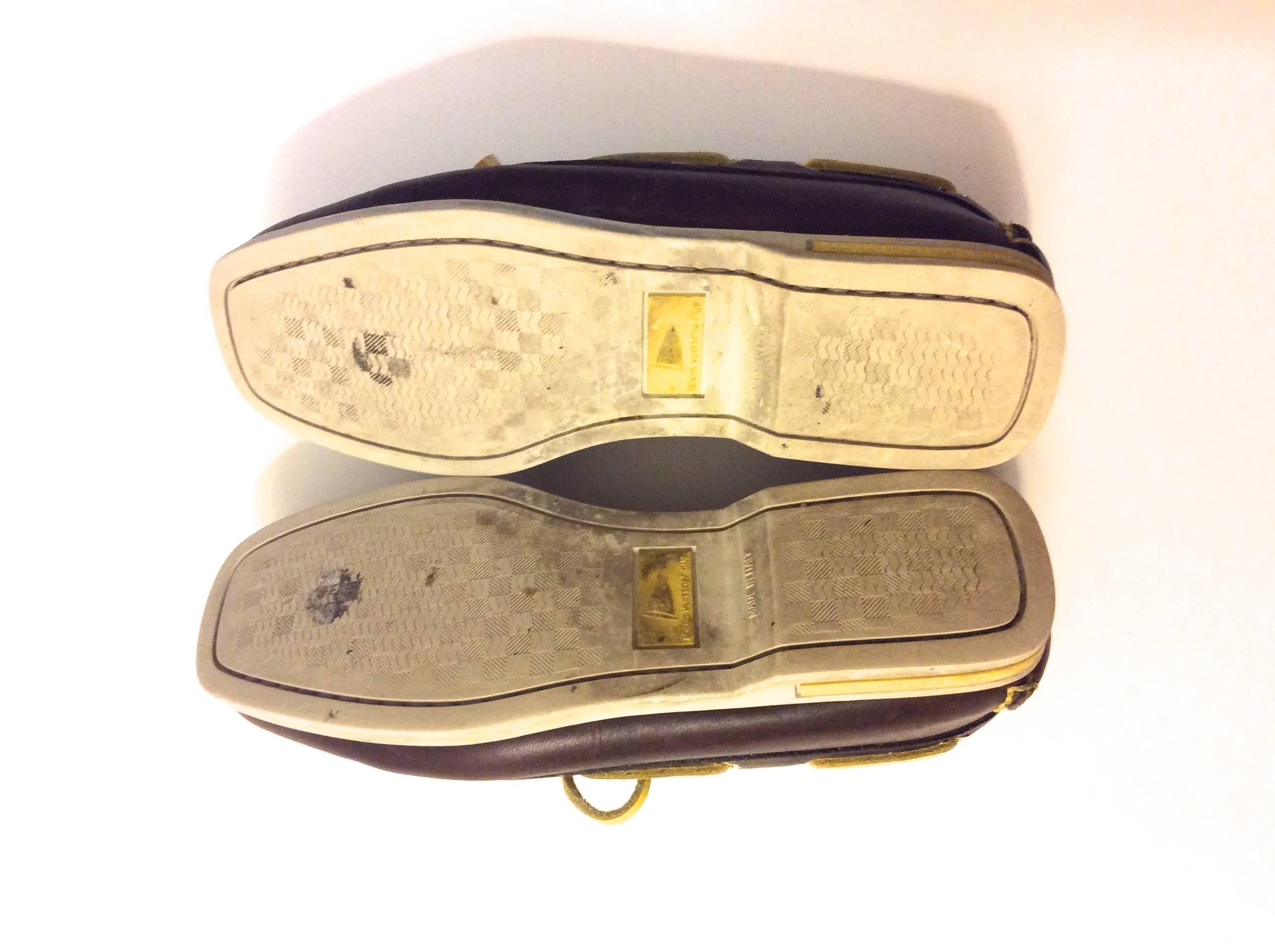Zapatos Raros Louis Vuitton Dock Sider - Talla 37.5 en venta 2