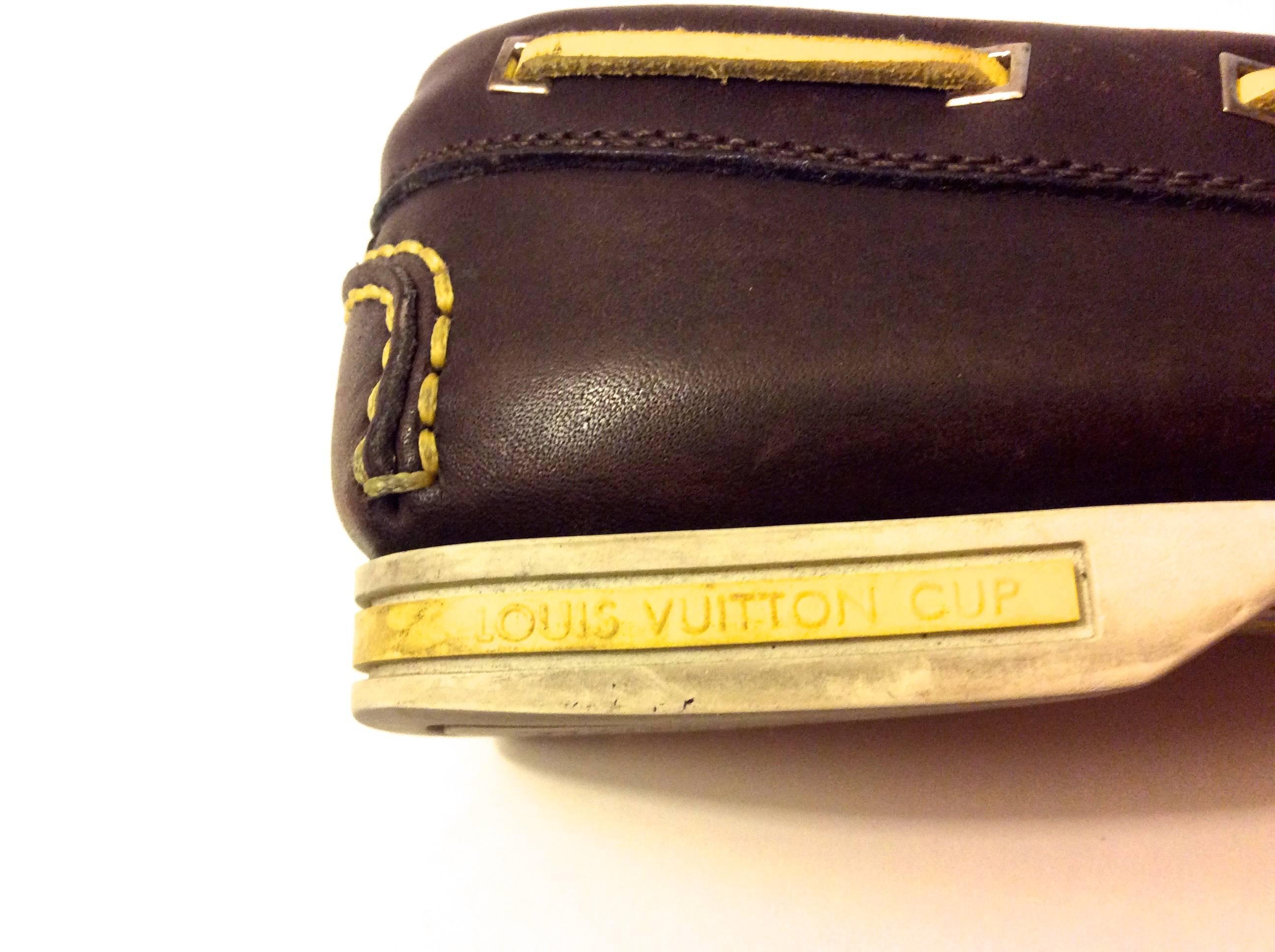 Rare Louis Vuitton Dock Sider Shoes - Size 37.5 For Sale 1