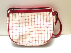 Rare 1970's Courreges Purse - White and Red