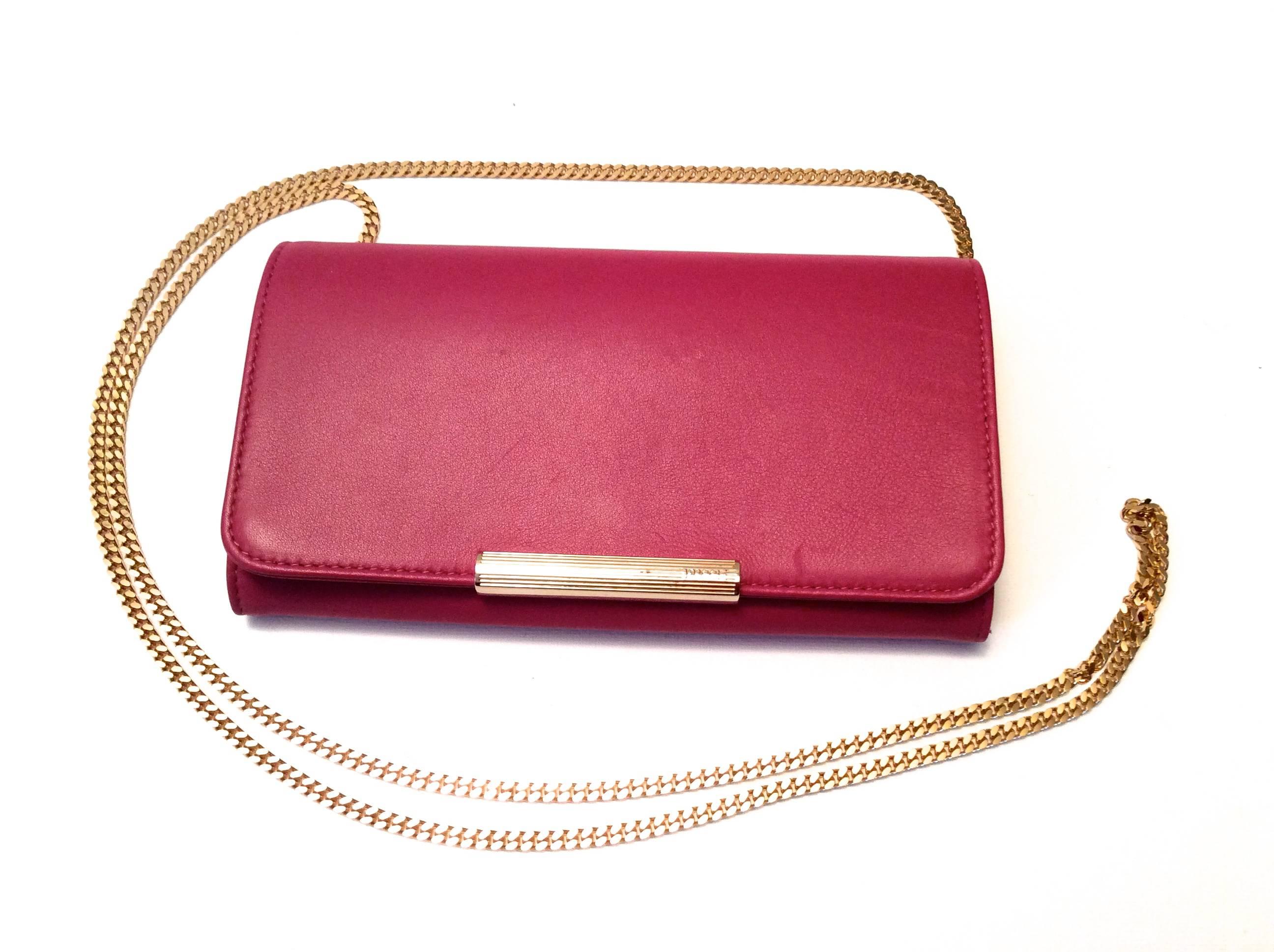 Pink New Pucci Wallet on a Chain / Crossbody Purse For Sale