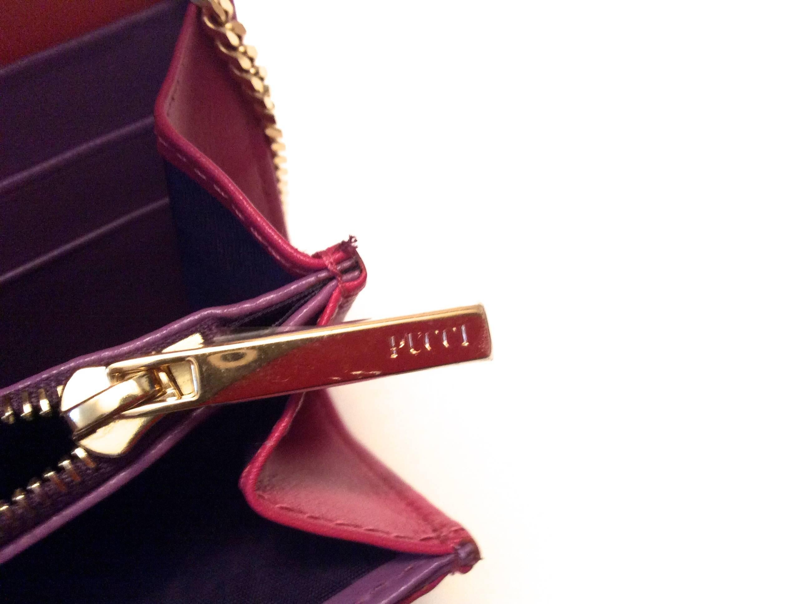 New Pucci Wallet on a Chain / Crossbody Purse For Sale 2