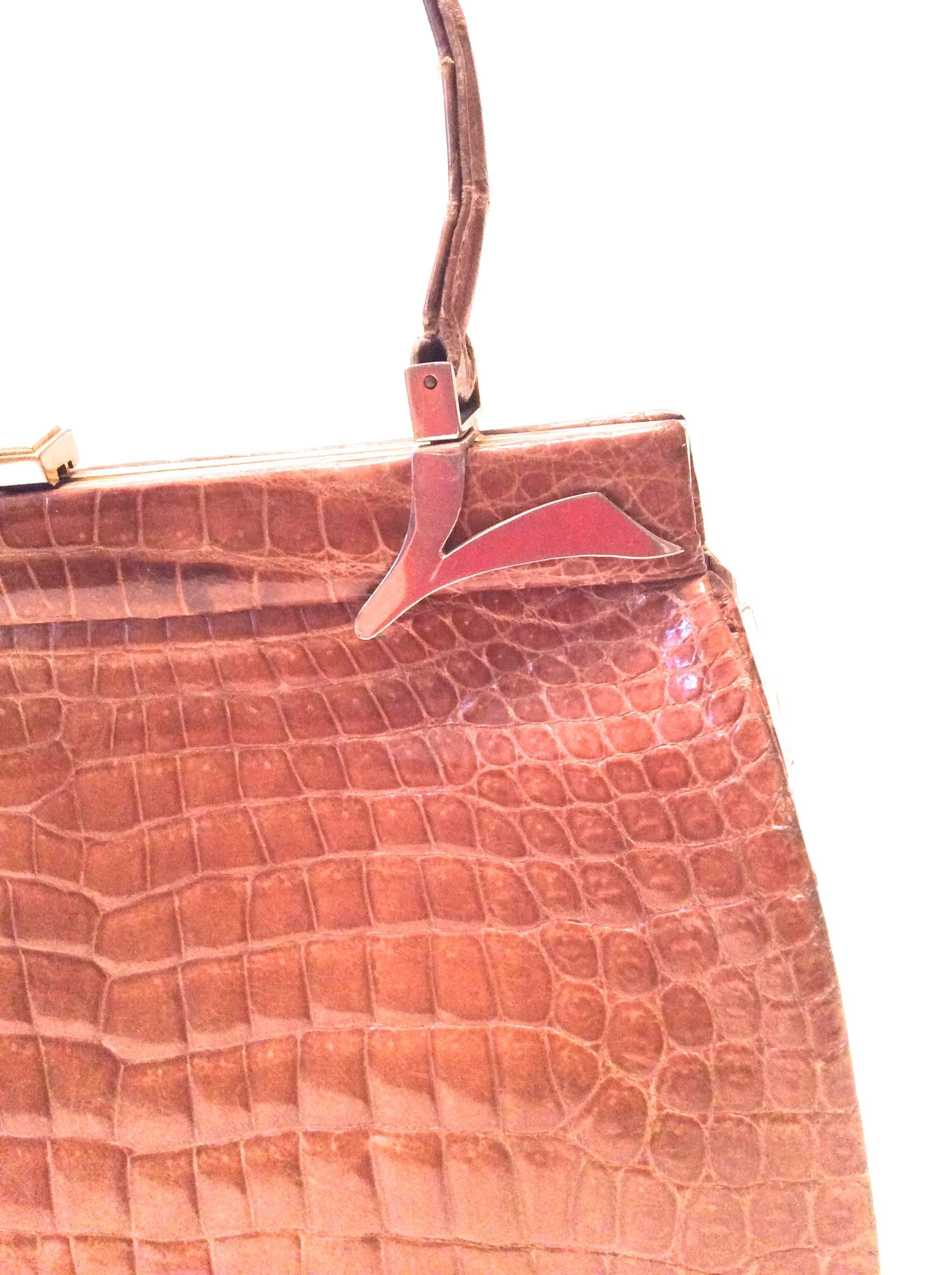 vintage alligator purse