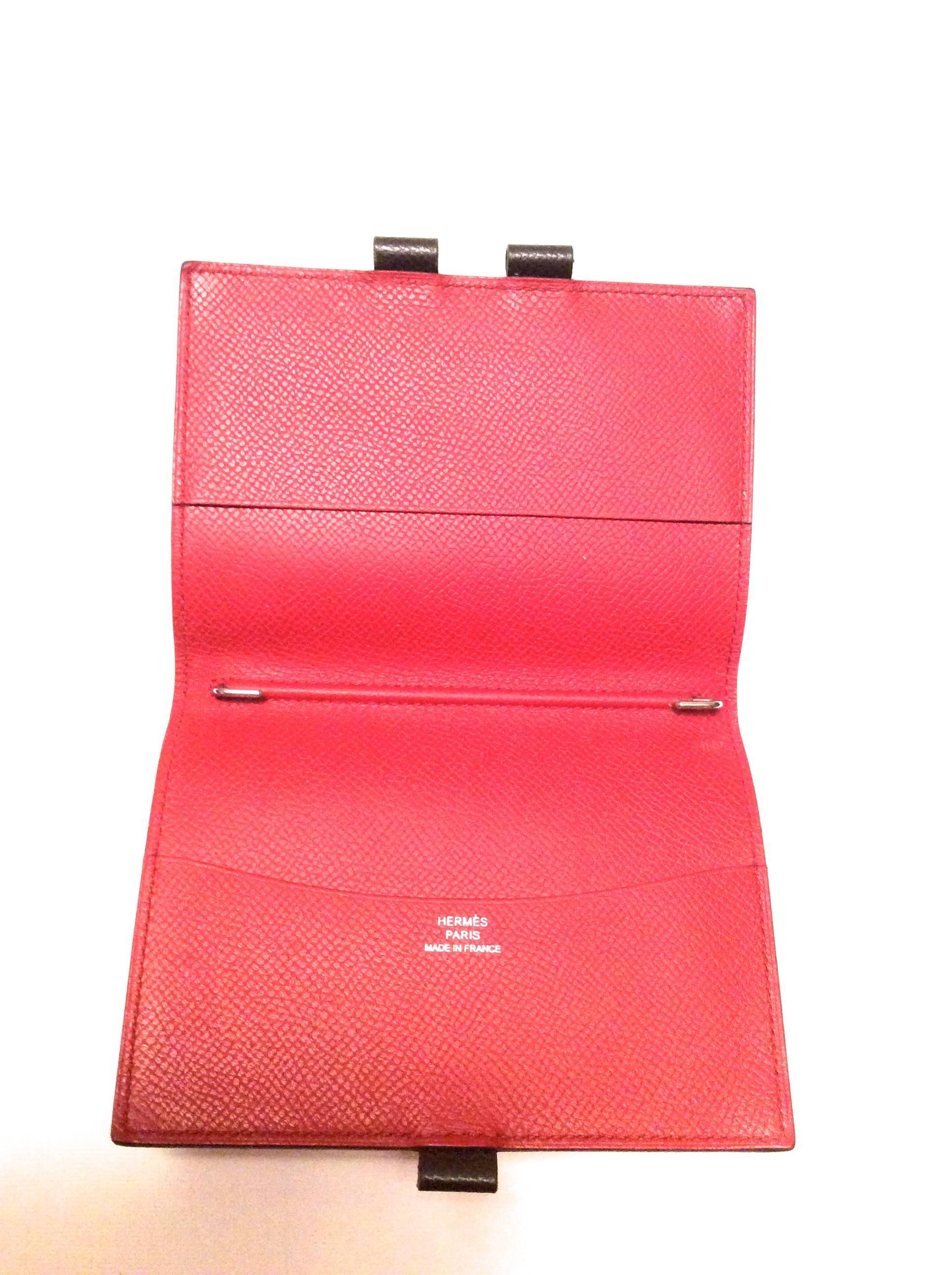 Hermes Agenda / Notebook with Sterling Silver Pen 1