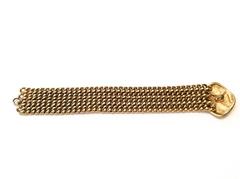 Vintage Chanel Gold Tone Bracelet