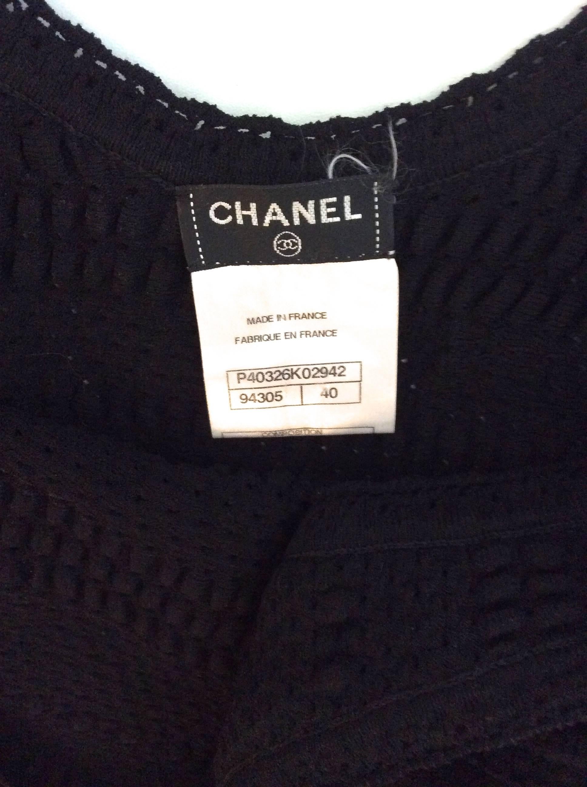 Chanel Black Dress - Size 40  For Sale 4