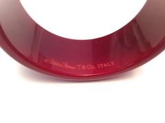 Rare Tiffany and Co. Paloma Picasso Red Lucite Bracelet