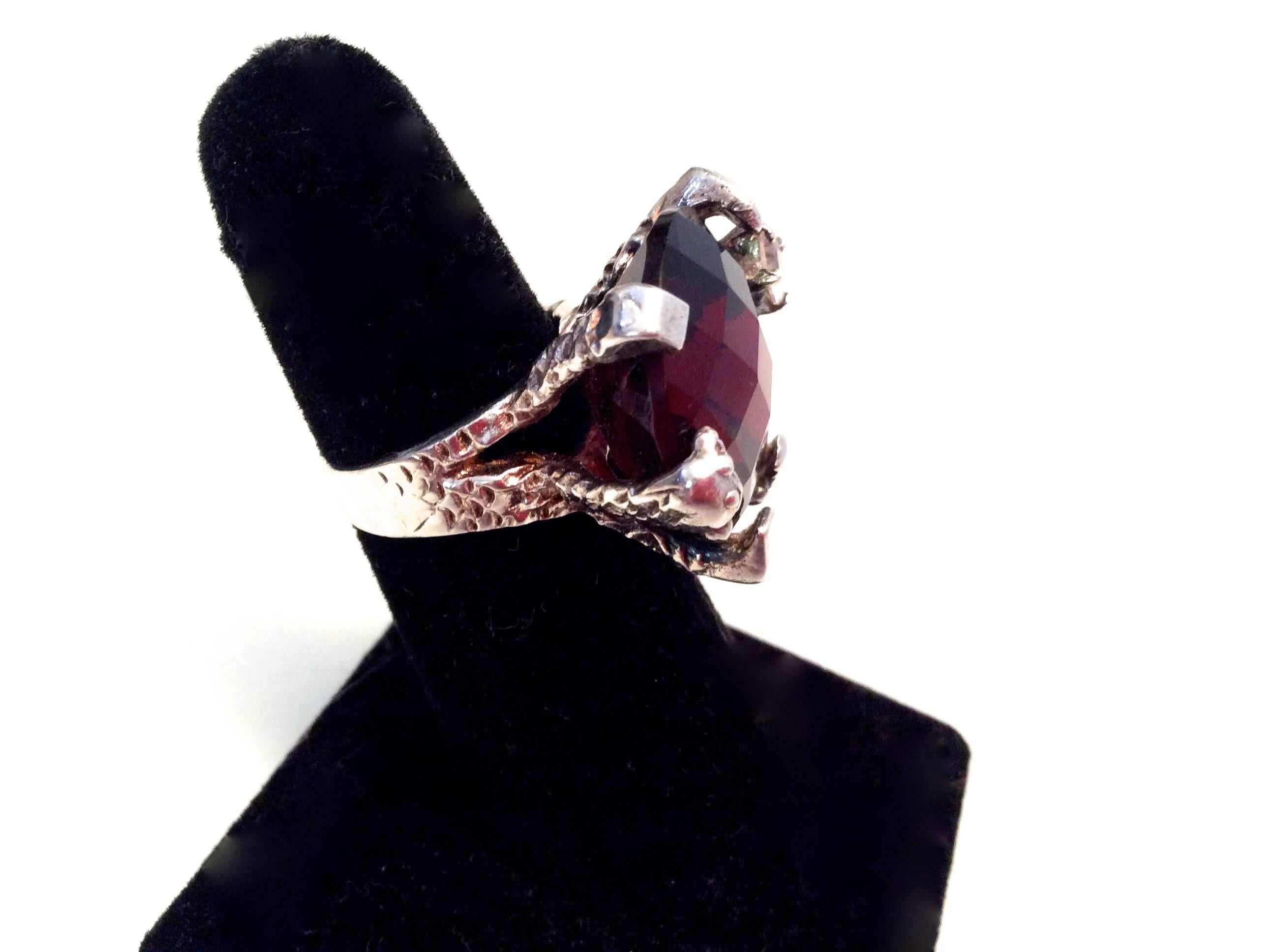 Women's Rare Christian Lacroix Sterling Silver Ring