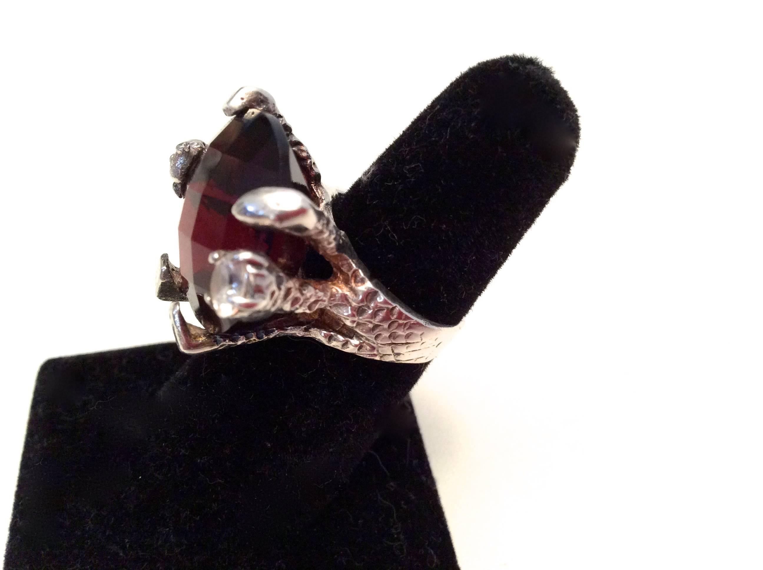 Rare Christian Lacroix Sterling Silver Ring 3