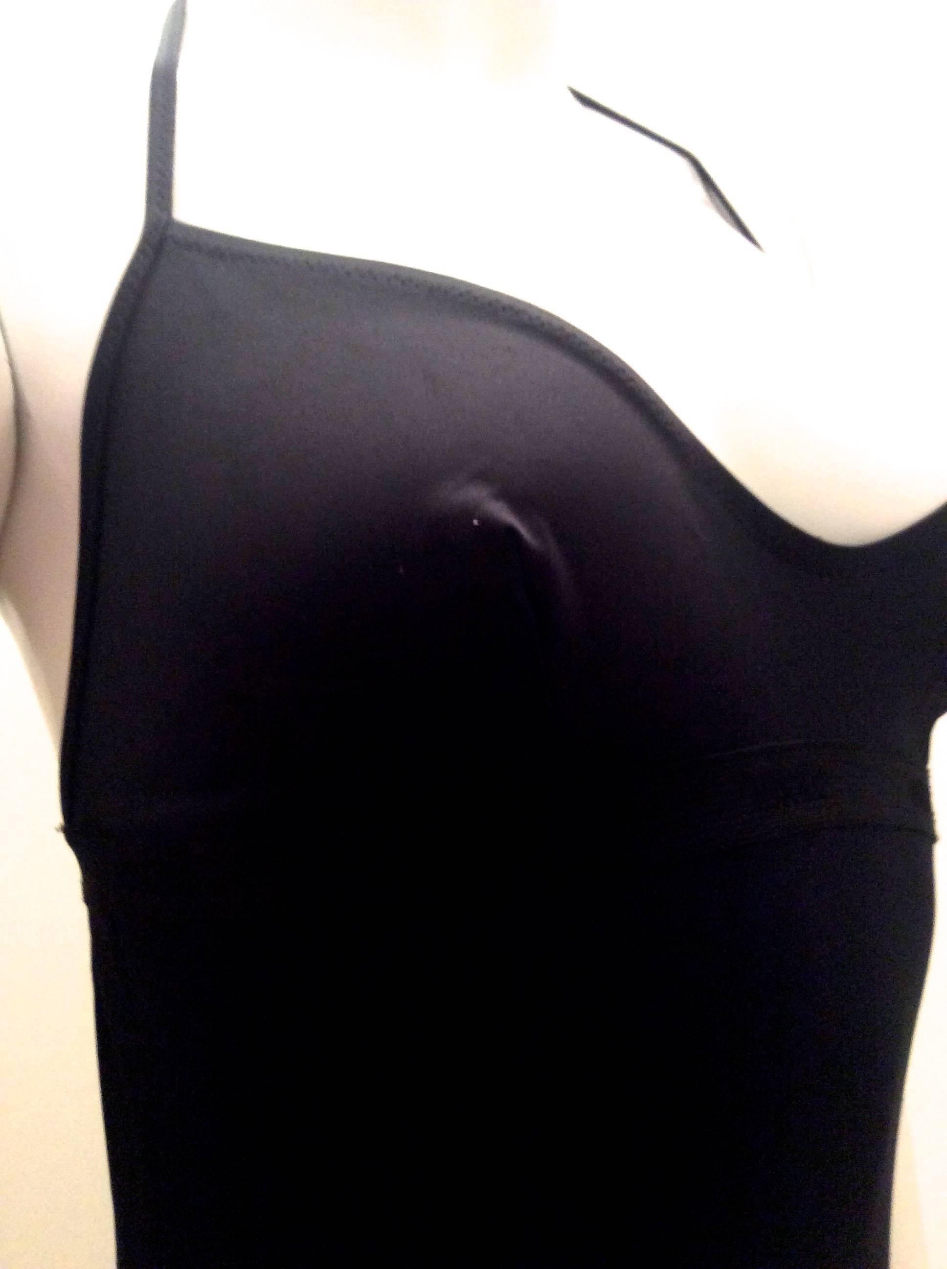 Moschino Black Swimsuit  In Excellent Condition In Boca Raton, FL