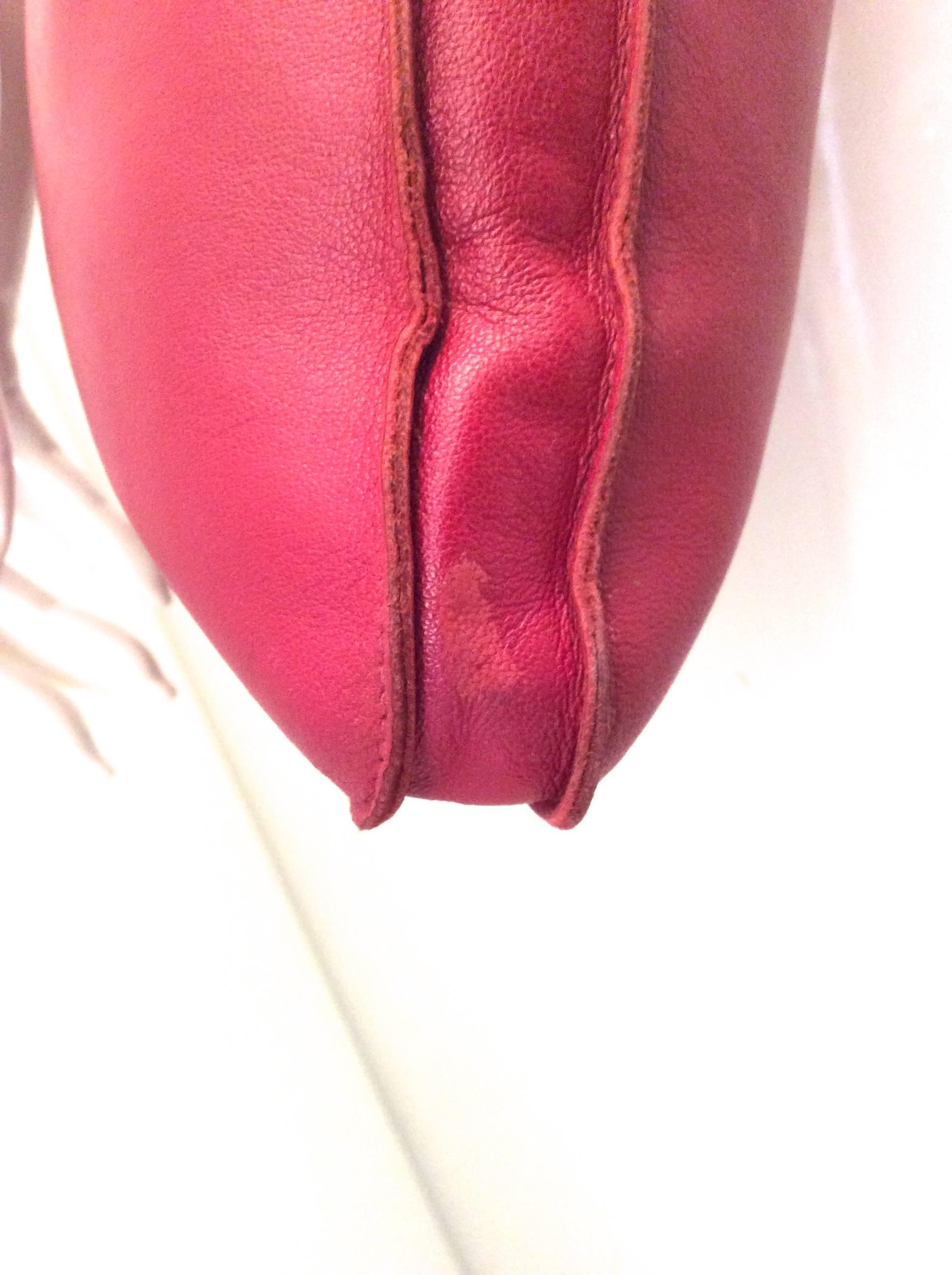 Hermes Crossbody Purse - Red Leather  For Sale 1