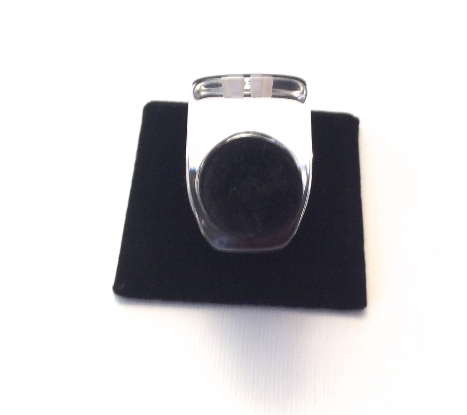 Rare Courreges Lucite Ring For Sale 1