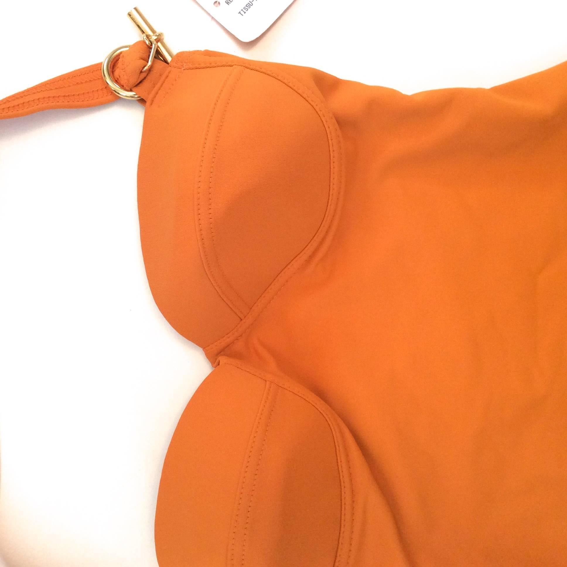 orange bathing suits