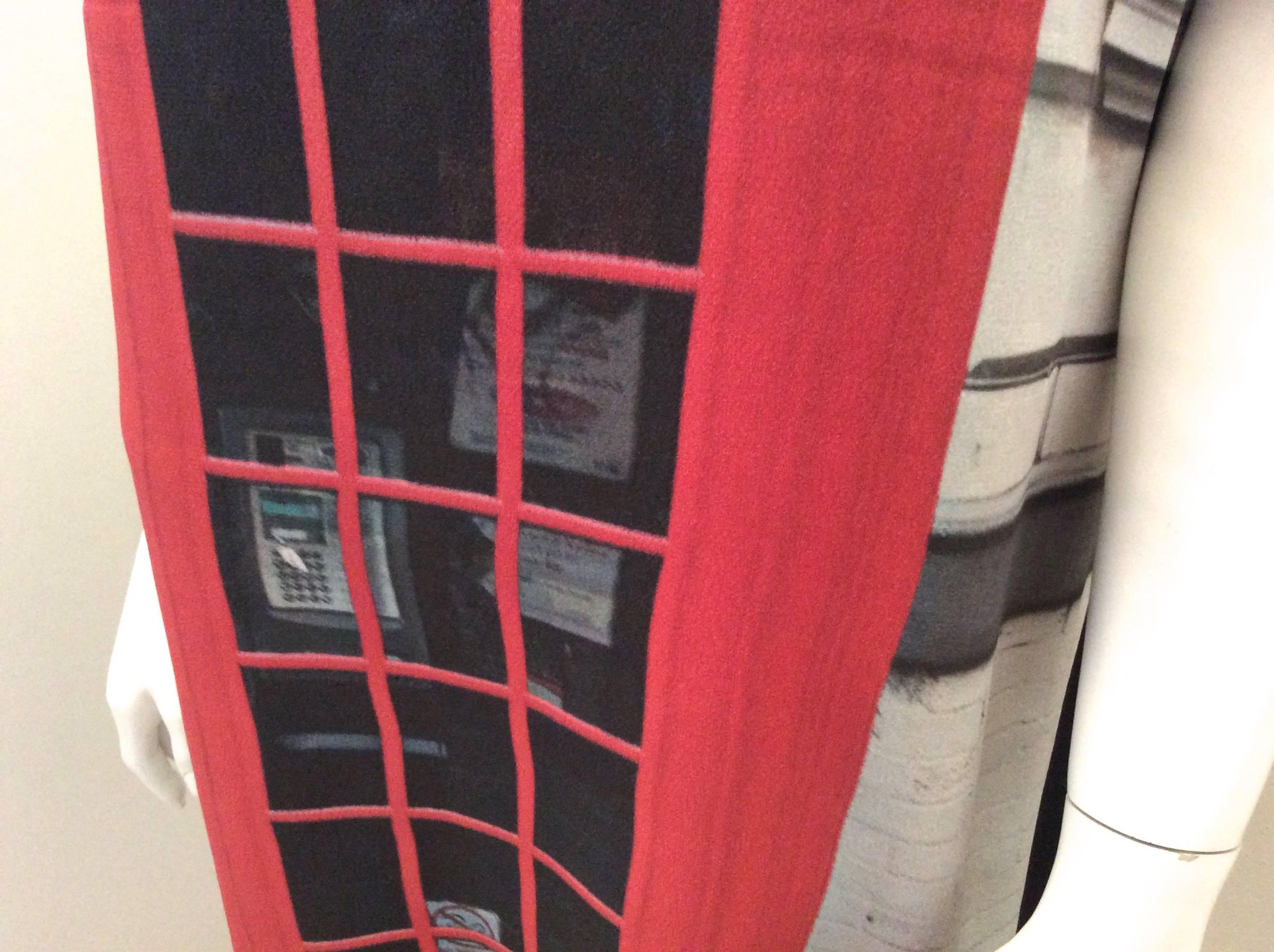 Moschino Telephone Booth Sleeveless Dress 1