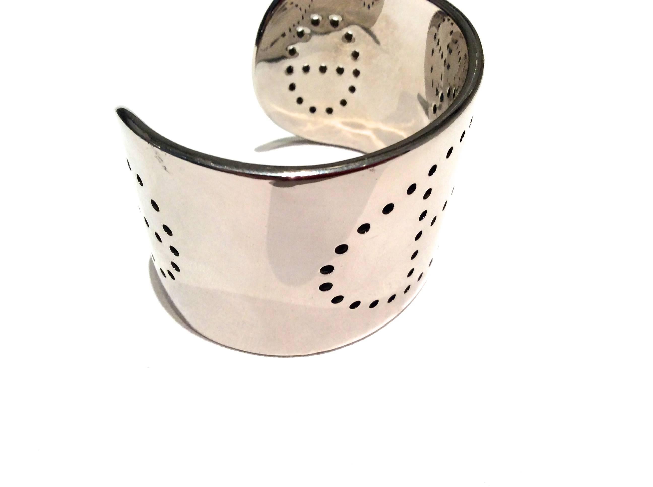 Hermes Eclipse Cuff Bracelet - Sterling Silver 1