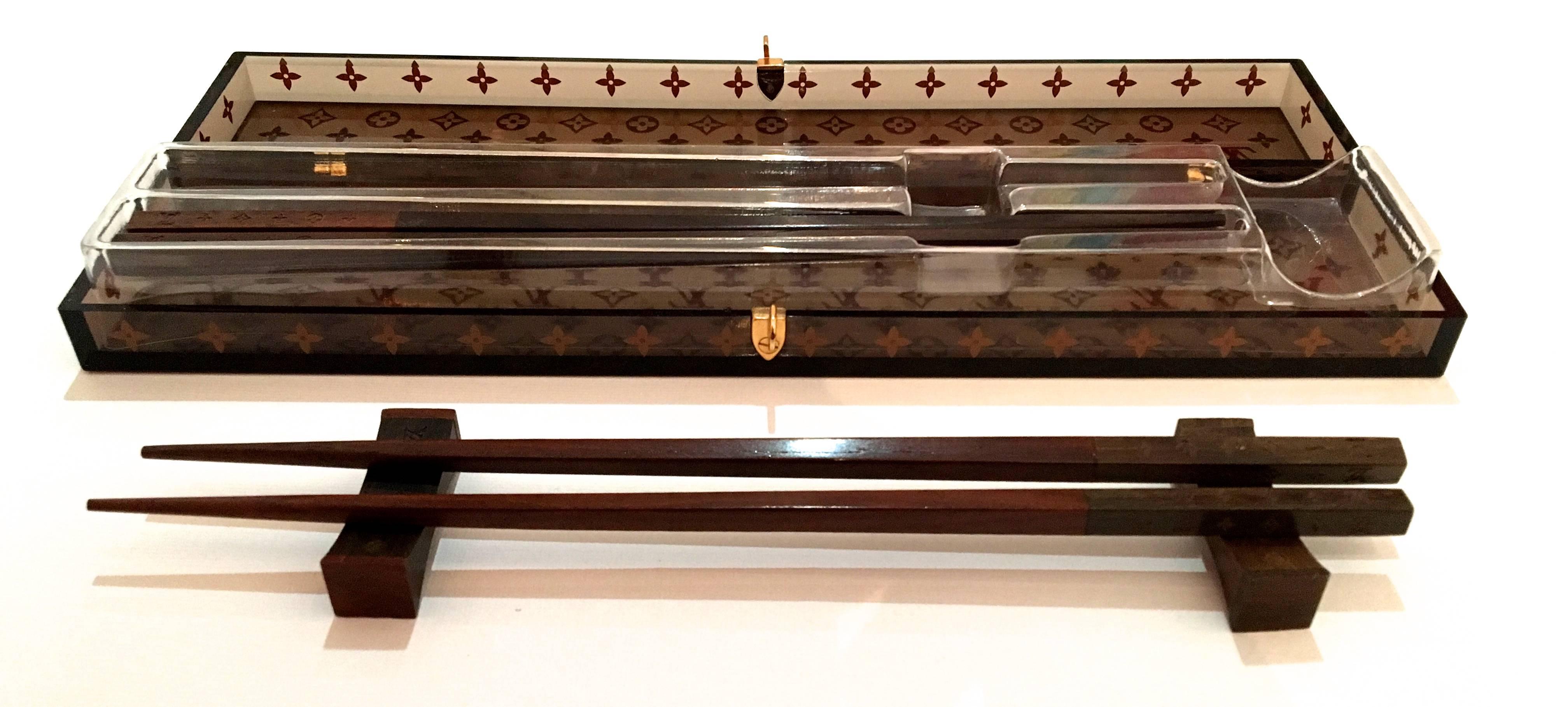 Rare Louis Vuitton Chop Stick Set  2