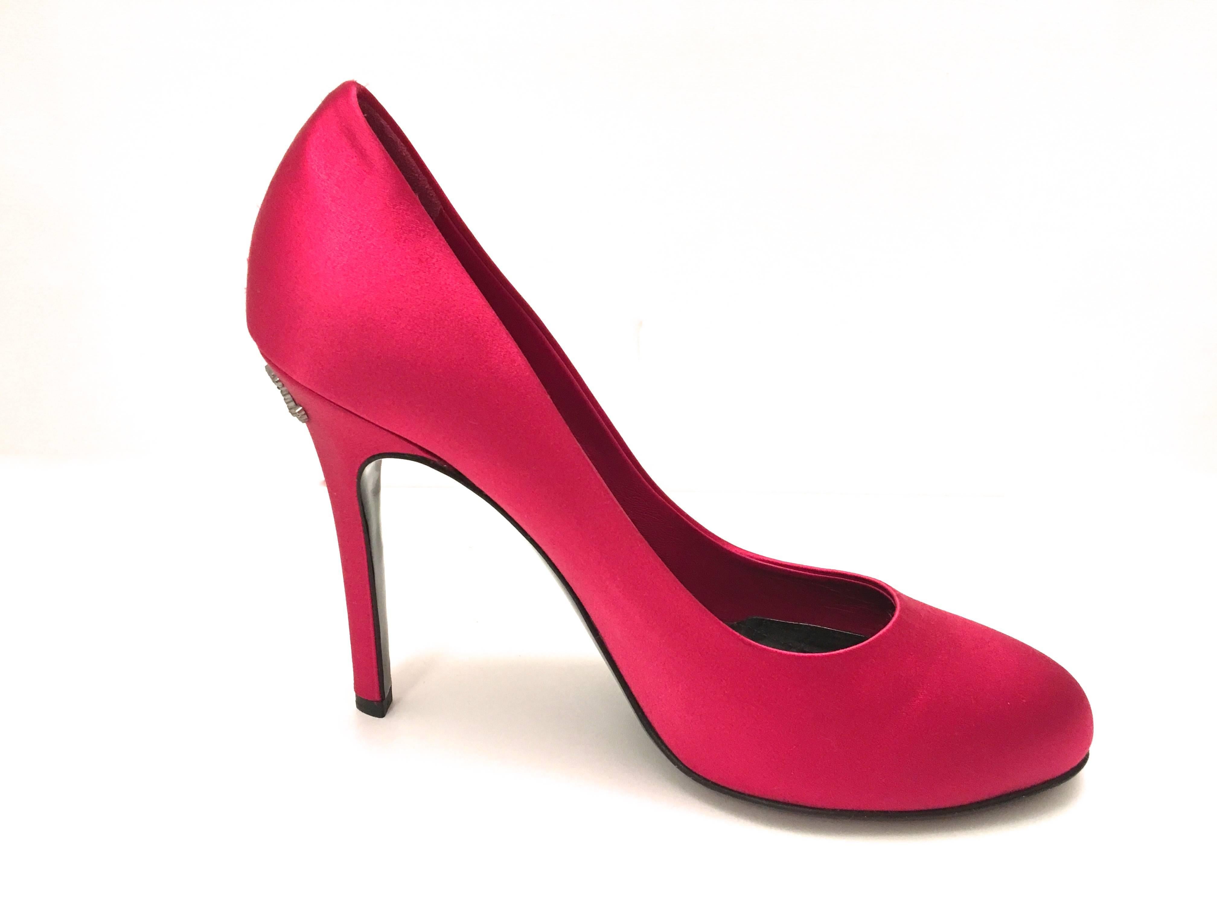 Women's New Chanel Saint High Heel Dress Shoes - Size 41