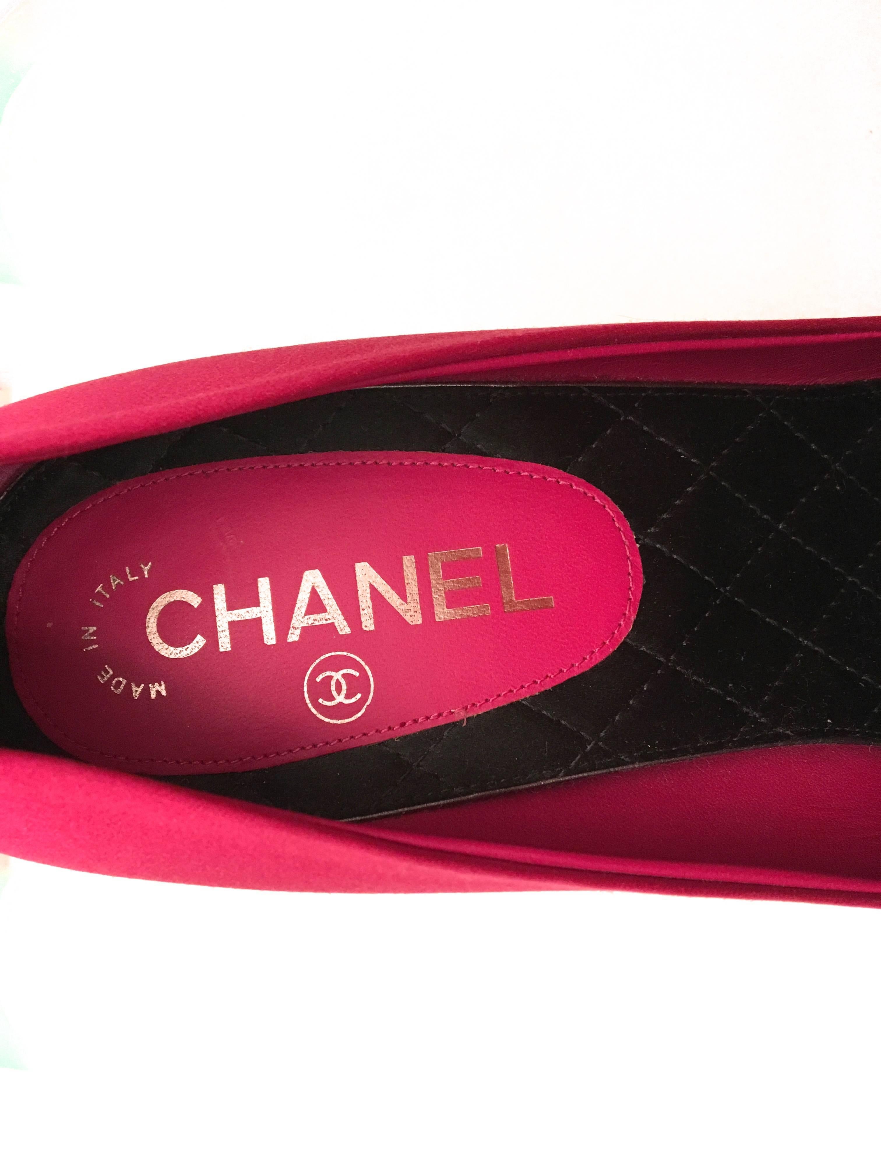 New Chanel Saint High Heel Dress Shoes - Size 41 4