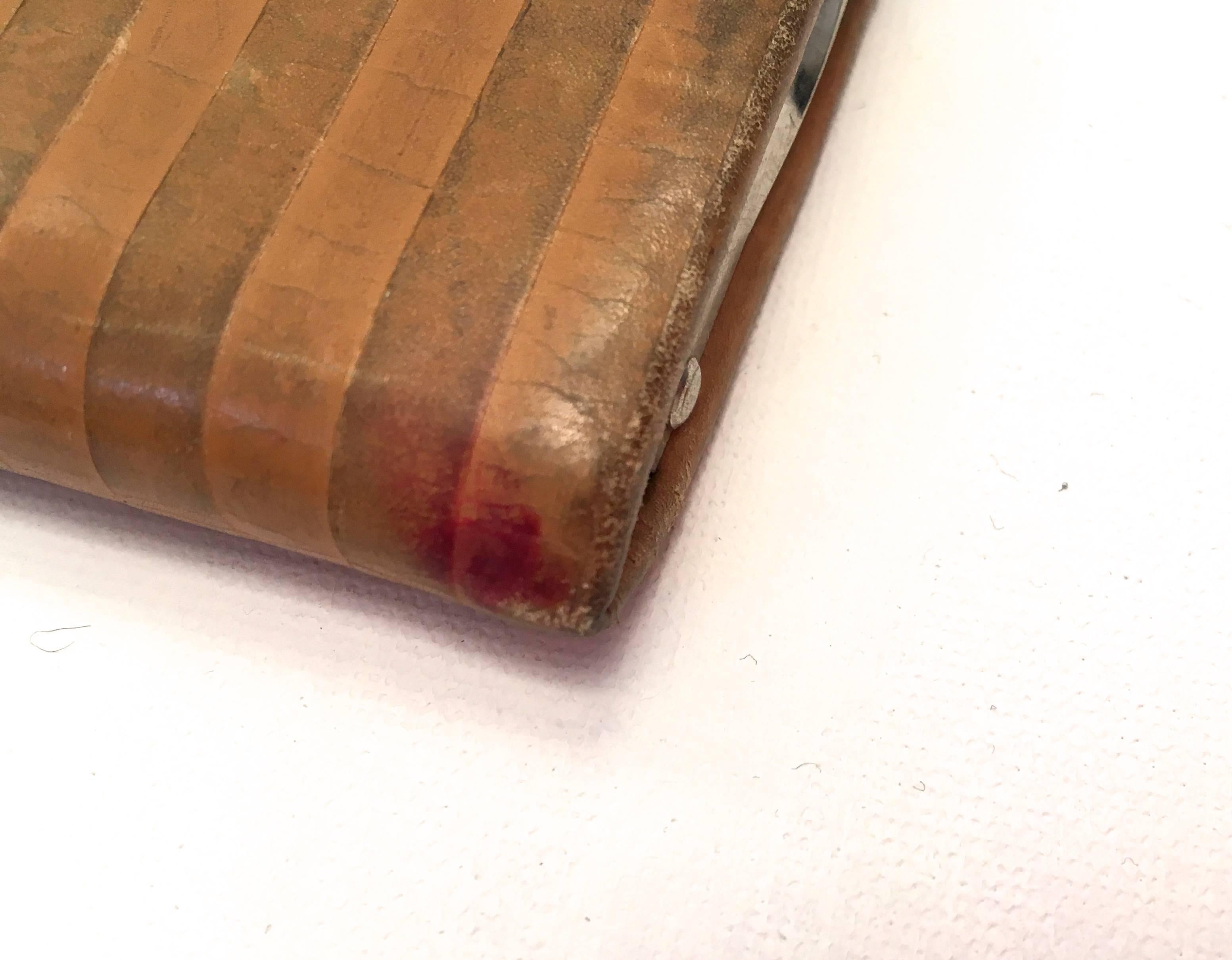 Rare Vintage Courreges Leather Wallet - 1970's In Good Condition For Sale In Boca Raton, FL