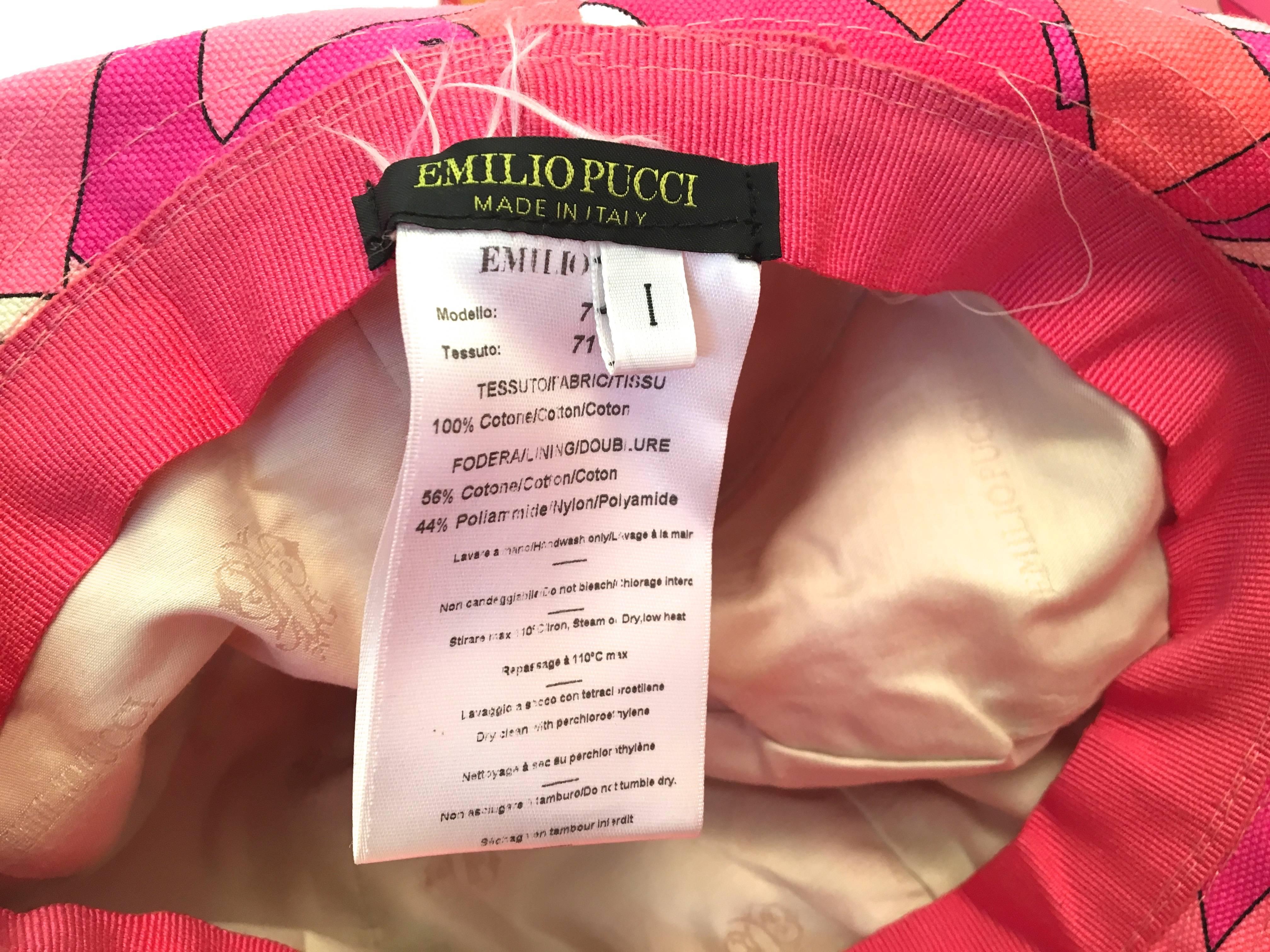 Emilio Pucci Hat and Matching Handbag For Sale 2