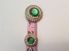 5 seltene Chanel-Knöpfe – Gripoix-Steine und Perlen